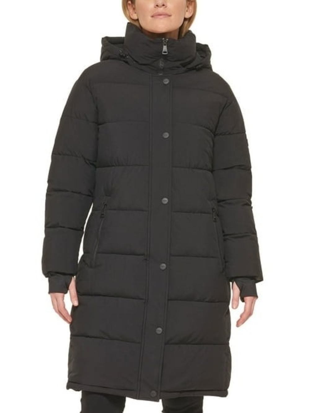 NWOT DKNY Ladies Long Puffer Jacket
